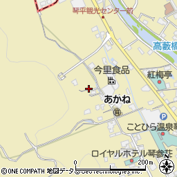 香川県仲多度郡琴平町498周辺の地図