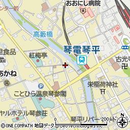 香川県仲多度郡琴平町577周辺の地図