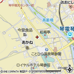 香川県仲多度郡琴平町543周辺の地図