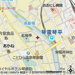 香川県仲多度郡琴平町574周辺の地図