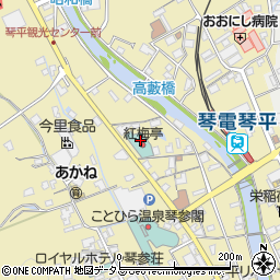 香川県仲多度郡琴平町556周辺の地図