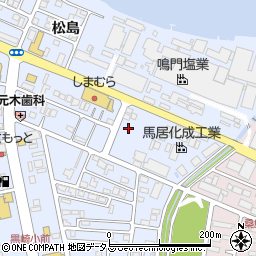 徳島県鳴門市撫養町黒崎松島376周辺の地図