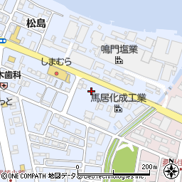 徳島県鳴門市撫養町黒崎松島375周辺の地図