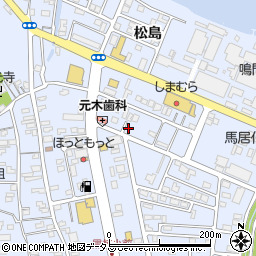 徳島県鳴門市撫養町黒崎松島393周辺の地図
