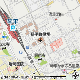 〒766-0000 香川県仲多度郡琴平町（以下に掲載がない場合）の地図