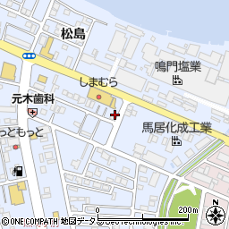 徳島県鳴門市撫養町黒崎松島416周辺の地図