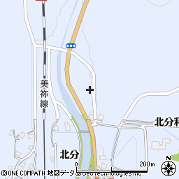 山口県美祢市大嶺町北分1235-1周辺の地図