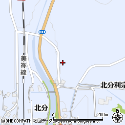 山口県美祢市大嶺町北分1251周辺の地図