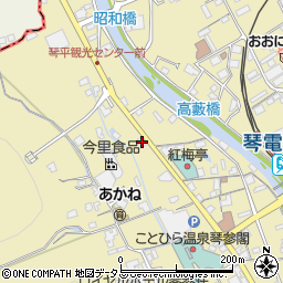 香川県仲多度郡琴平町544周辺の地図