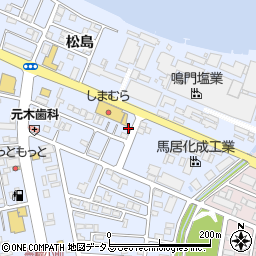 徳島県鳴門市撫養町黒崎松島417周辺の地図