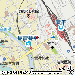 香川県仲多度郡琴平町319-2周辺の地図
