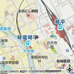 香川県仲多度郡琴平町319-2周辺の地図