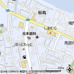 徳島県鳴門市撫養町黒崎松島391周辺の地図