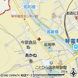 香川県仲多度郡琴平町522周辺の地図