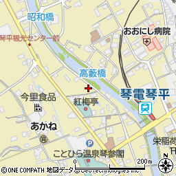香川県仲多度郡琴平町564-2周辺の地図