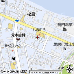 徳島県鳴門市撫養町黒崎松島412周辺の地図