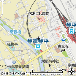 香川県仲多度郡琴平町366周辺の地図