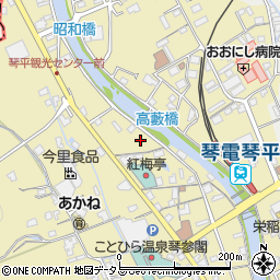 香川県仲多度郡琴平町563周辺の地図