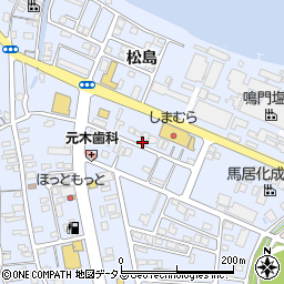 徳島県鳴門市撫養町黒崎松島409周辺の地図