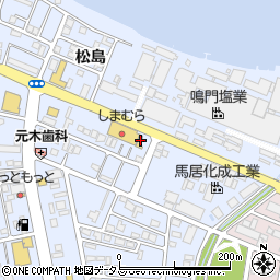 徳島県鳴門市撫養町黒崎松島418周辺の地図