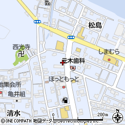 徳島県鳴門市撫養町黒崎松島439-2周辺の地図