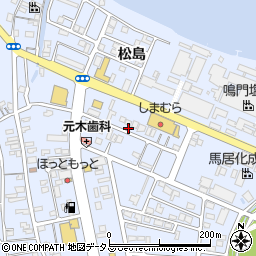 徳島県鳴門市撫養町黒崎松島408周辺の地図