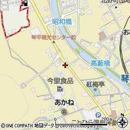 香川県仲多度郡琴平町536周辺の地図