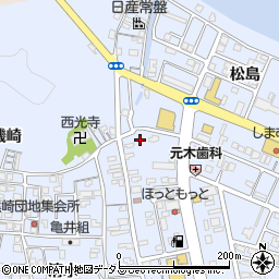 徳島県鳴門市撫養町黒崎松島436周辺の地図