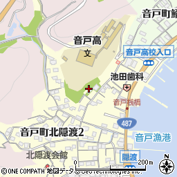 〒737-1204 広島県呉市音戸町北隠渡の地図