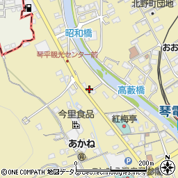香川県仲多度郡琴平町535周辺の地図