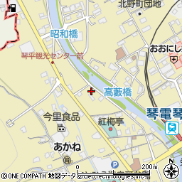 香川県仲多度郡琴平町548周辺の地図