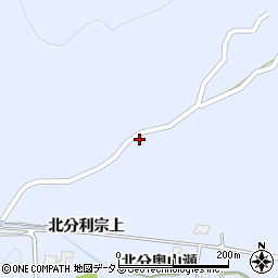 山口県美祢市大嶺町北分1309周辺の地図