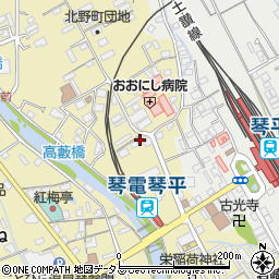 住宅型有料老人ホーム リトモ琴平周辺の地図