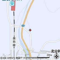 山口県美祢市大嶺町北分1228周辺の地図