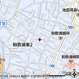 和歌山県和歌山市和歌浦東周辺の地図