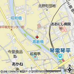 香川県仲多度郡琴平町362周辺の地図