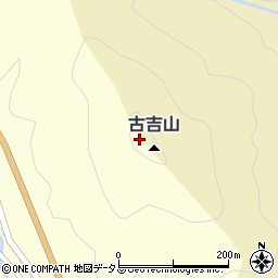 古吉山周辺の地図