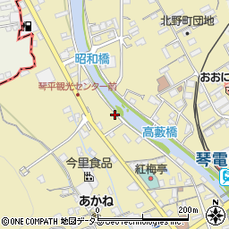 香川県仲多度郡琴平町526-12周辺の地図