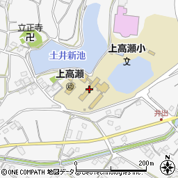三豊市立上高瀬小学校周辺の地図