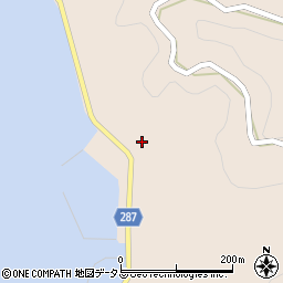 上蒲刈島循環線周辺の地図
