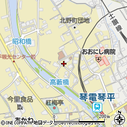 香川県仲多度郡琴平町376周辺の地図