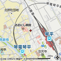 香川県仲多度郡琴平町321周辺の地図