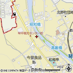 香川県仲多度郡琴平町526-8周辺の地図