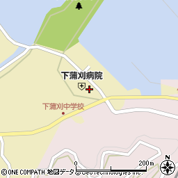 下蒲刈郵便局周辺の地図