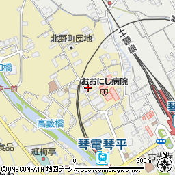 香川県仲多度郡琴平町354周辺の地図