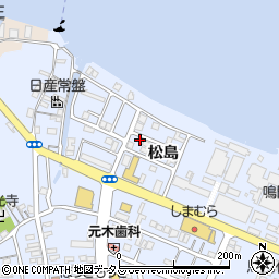 徳島県鳴門市撫養町黒崎松島45-35周辺の地図