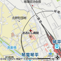 香川県仲多度郡琴平町348周辺の地図