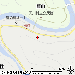 高野天川線周辺の地図