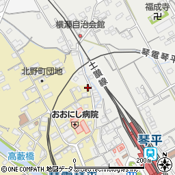 香川県仲多度郡琴平町327周辺の地図
