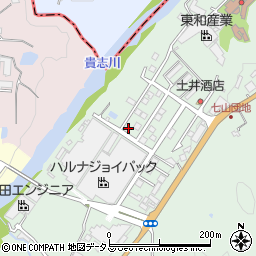 和歌山県海南市七山719-25周辺の地図